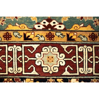 Harshang Design with Kufic Border Rug