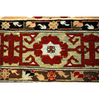 Harshang Design with Kufic Border Rug