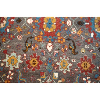 Palmettes and Flowers Lattice Rug