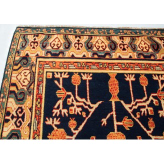 Khotan Rug with Pomegranate Design 