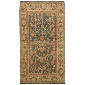 Khotan Rug with Pomegranate Design 