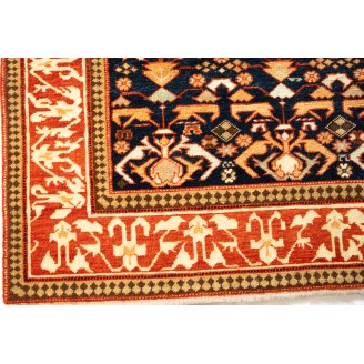 Kuba Rug with Ascending Palmettes and Flowers