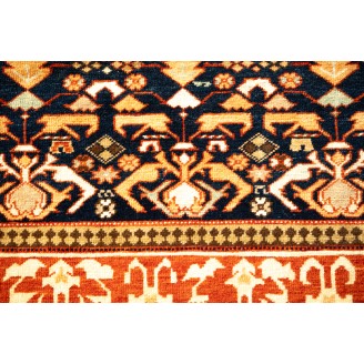 Kuba Rug with Ascending Palmettes and Flowers