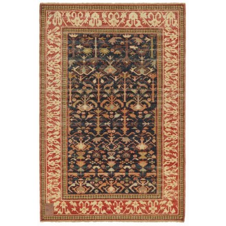 Kuba Rug with Ascending Palmettes and Flowers