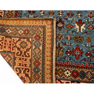 Chichi Kuba Rug with Kufic Border