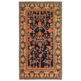 Khotan Rug with Pomegranate Design 