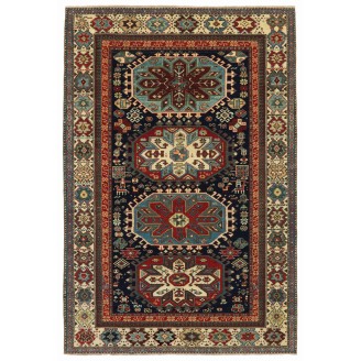 Kuba Rug with Octagonal Medallions