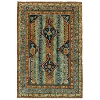 Karabagh Rug with Vertical Stripes