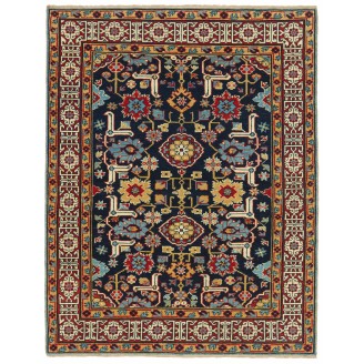 Shirvan Rug with Kufic Border